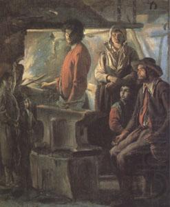A Farrier in His Forge (mk05), Louis Le Nain